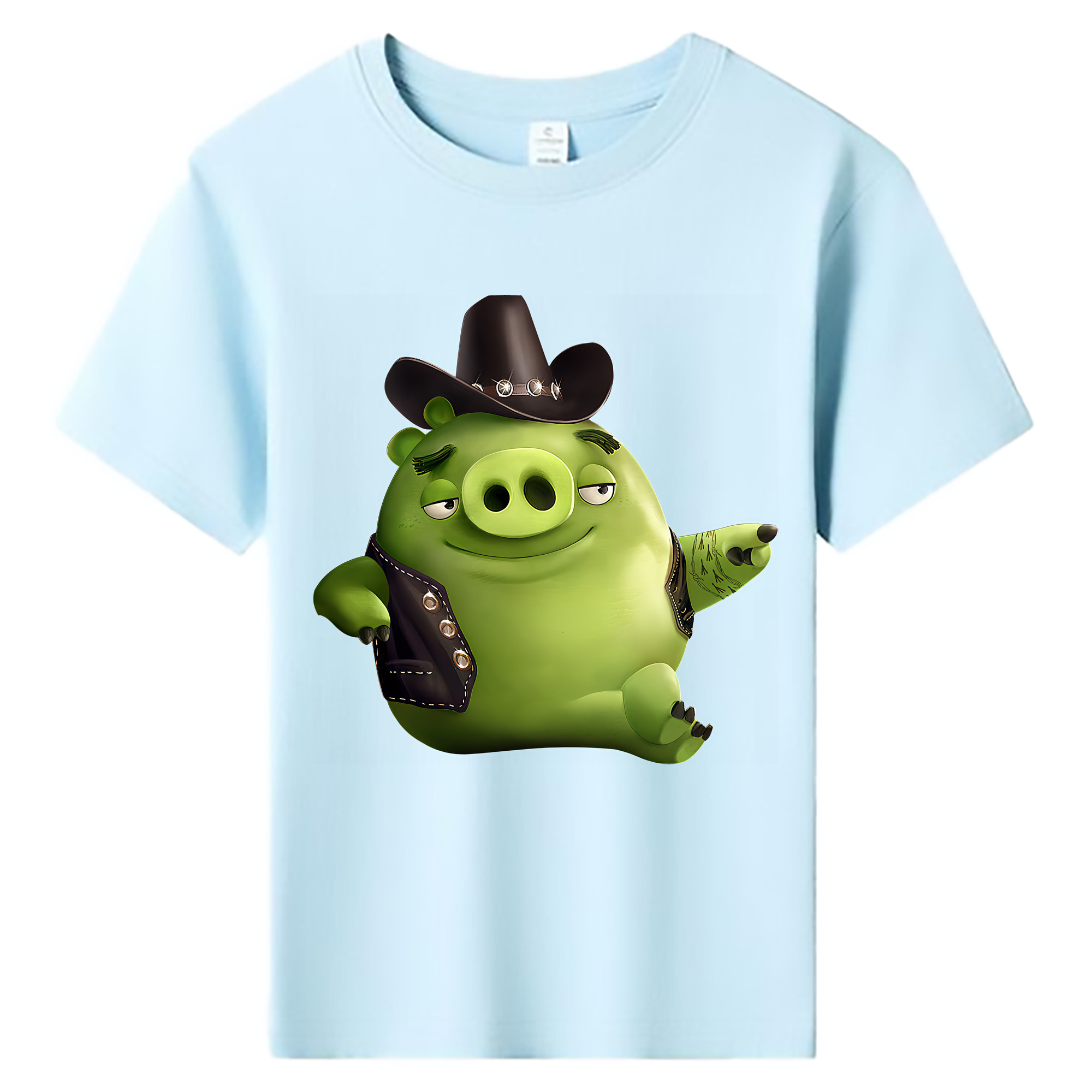 （画像用） Angry Birds アングリーバード 綿100％キッズTシャツ（フロントプリント）